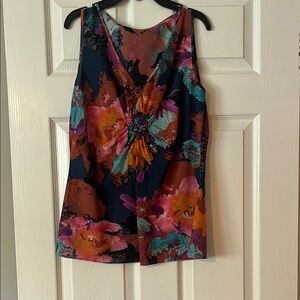 Spense Multicolor Floral Tank Top